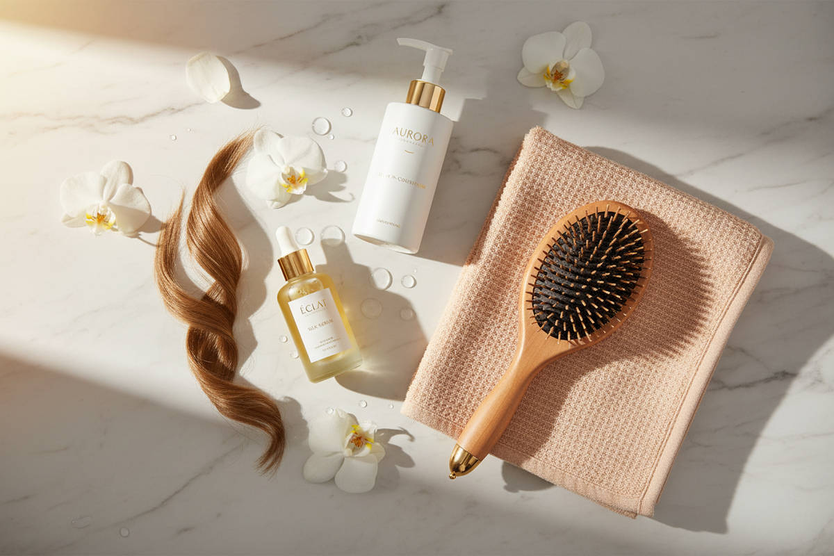 Morning Hair Routine for Frizz-Free, Glossy Locks