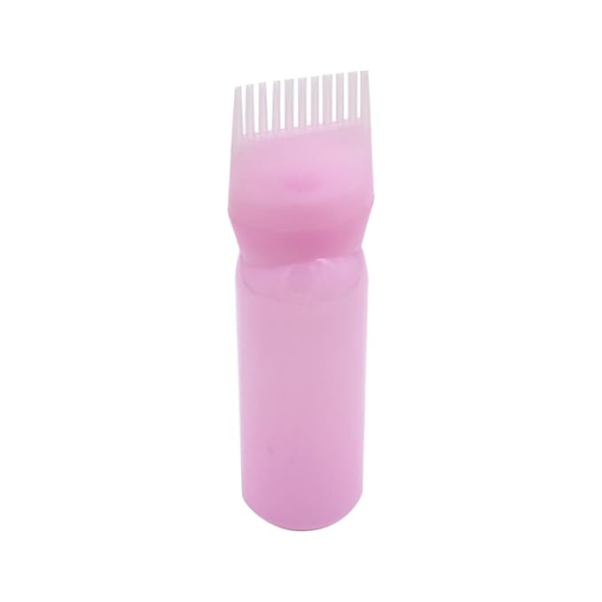 Hair Oil Applicator,Root Comb Applicator Bottle, Hair Dye Bottle 160ML Shampoo Bottle Hair Comb Applicator Bottle Brush Bottle for Hair Dyeing Tool Style 3