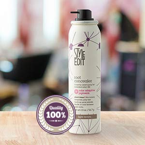 Style Edit Root Concealer Touch Up Spray | Instantly Covers Grey Roots | Professional Salon Quality Cover Up Hair Products for Women |Light Brown 2 Ounce (Pack of 3)