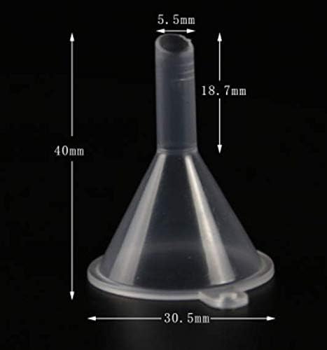 3pcs 10ml Empty Mascara Tube Wand Eyelash Cream Container Bottle with 3 Rubber Inserts 3 Funnels 3 Transfer Pipettes