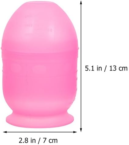 minkissy Hair Color Mixing Cup with Scale 3Pcs Hair Dye Shaker Bowls for Salon and Diy Coloring Easy Measurement and Cleaning