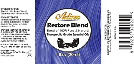 Artizen Deep Muscle Relief Blend – Pure & Undiluted Therapeutic Grade Essential Oil for Aromatherapy, Relaxation & Skin Therapy