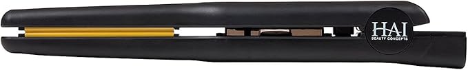 HAI Convertable Total Heat 4/10" in - Flat Iron with Tri-Diamond Ceramic Plates for Highly Textured Hair, 140°F to 450°F.