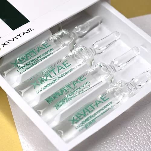 Vegetal Placenta Hair Treatment Lotion in Ampoules 10 x 10 ml- Protein Hair Treatment Formula for Strengthening and Moisturizing - Lightweight Recovery Complex - Hydration Leave-In Formula