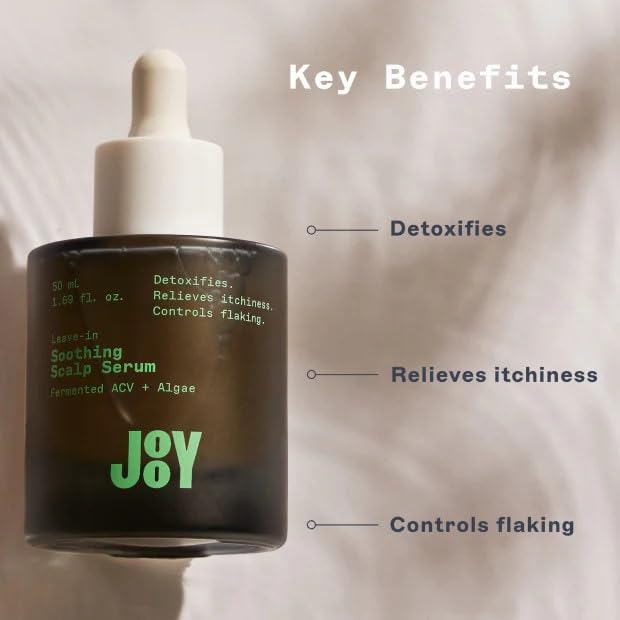 JooY Soothing Scalp Serum + Clarify Conditioner Duo | Itchy Scalp Relief & Lightweight Hydration | Fermented Superfoods, Niacinamide, Apple Cider Vinegar & Tea Tree for Comfort & Manageability