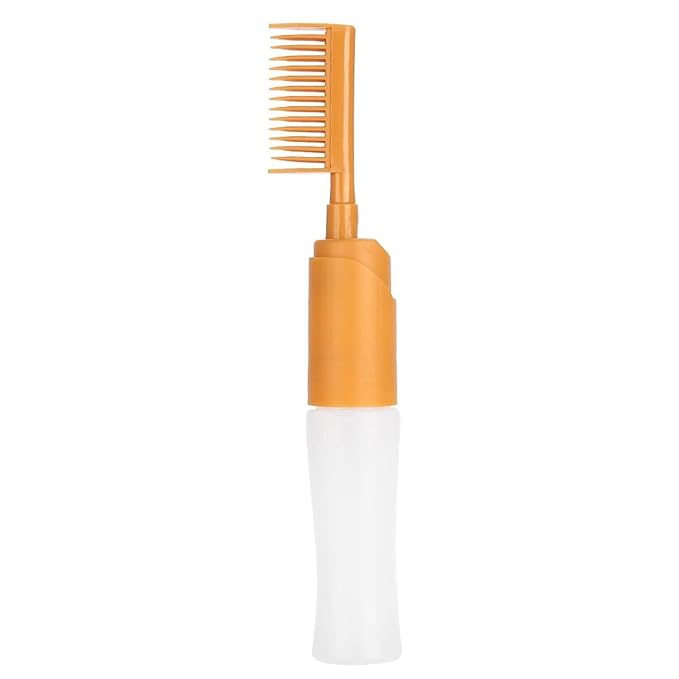 Jadeshay Root Comb Applicator Bottle for Hair Dye, 110ml PP Material, With Comb, Graduated Bottle, Easy to Use, Wide Application, Liquid, 1 Count, all hair colors, Suitable for Home and Salon Use