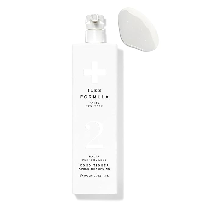 ILES FORMULA Conditioner for Dry, Damaged, Color Treated Hair – Deeply Moisturizing & Hydrating Hair Repair, Anti-Frizz, Silicone & Sulfate Free Professional Conditioner for Women, Salon Grade (1L)