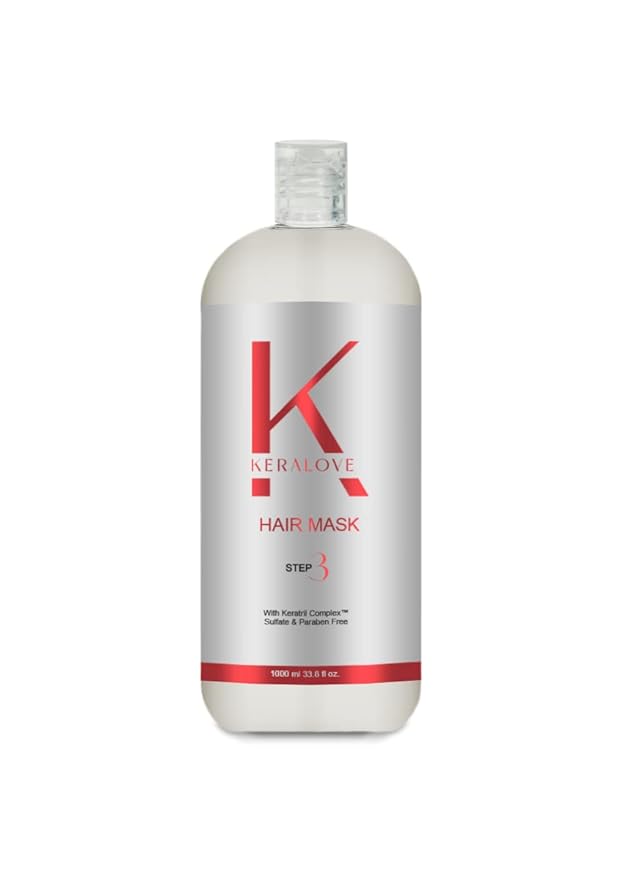 Keralove Hair Mask Keratin Care | Professional Hair Repair, Nourishment & Beauty | Vitamin Complex for All Hair Types | With Aloe Vera and Vitamin E