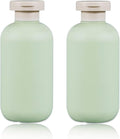 6.8oz Squeeze Bottles with Flip Cap, Refillable Plastic Travel Bottles for Creams, Lotion, Shampoo, Conditioner (2 Pcs)
