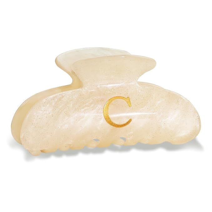 Teen Girl Gifts Trendy Stuff 2025 - Letter Hair Clips, Cute Initial Hair Clips for Girls Gift, 8-18 Year Old Girl Birthday Gifts, Hair Claw Accessories for Girls, Christmas Gift - Letter C