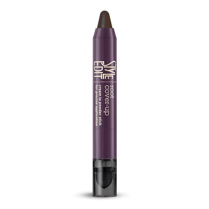 Style Edit Root Touch Up Stick - Instant Concealer for Grays and Roots (Dark Brown)