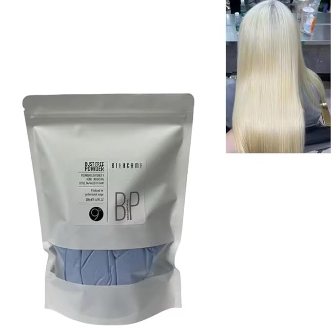 Professional Dust-Free Hair Bleaching Powder, Premium Lightener for Salon Use, 500g 16.9 Fl oz. Bond Enforcing Little Damaged to Hair. For Beauty Salon, Hair Salon.