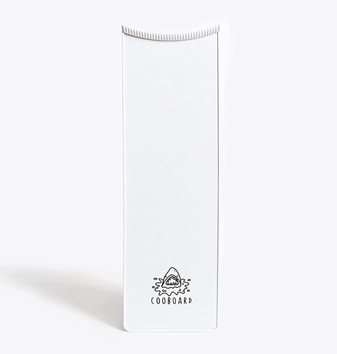 Cooboard Authentic XXL White Balayage Board with Teeth | Original Highlighting Paddle | Easy to Clean, Sturdy, Lightweight