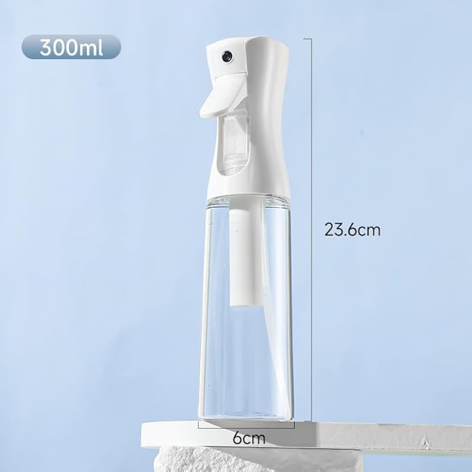 Continuous Mist Spray Bottle, 300ml/10.1oz (Clear, 10.1OZ/300ml)