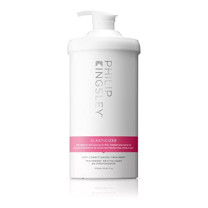 PHILIP KINGSLEY - Elasticizer | Deep Conditioner | Repair Hair Mask Treatment for All Hair Types | Pre-Shampoo Deep Conditioning Mask | Hydrates, Adds Shine and Reduces Breakage and Frizz | 33.8oz