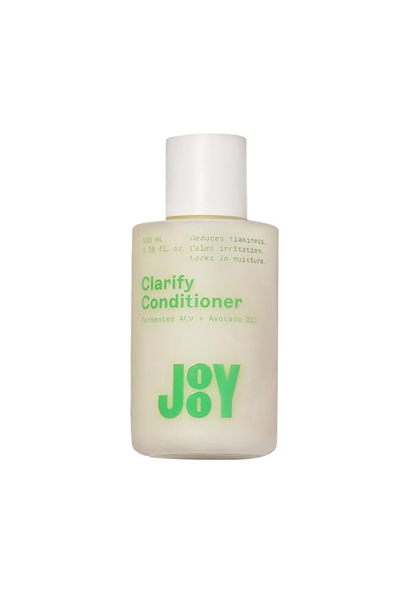 JOOY Clarify Conditioner Weightless Hydration, Soothes Scalp Irritation, Reduces Flakiness & Fights Frizz, Safe for All Hair Types & Color-Treated Hair, Free of Sulfates & Parabens, 3.38 fl oz