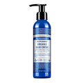 Dr. Bronner's - Organic Hair Crème (Peppermint, 6 Ounce) - Leave-In Conditioner and Styling Cream, Made with Organic Oils, Hair Cream Supports Shine and Strength, Nourishes Scalp, Non-GMO