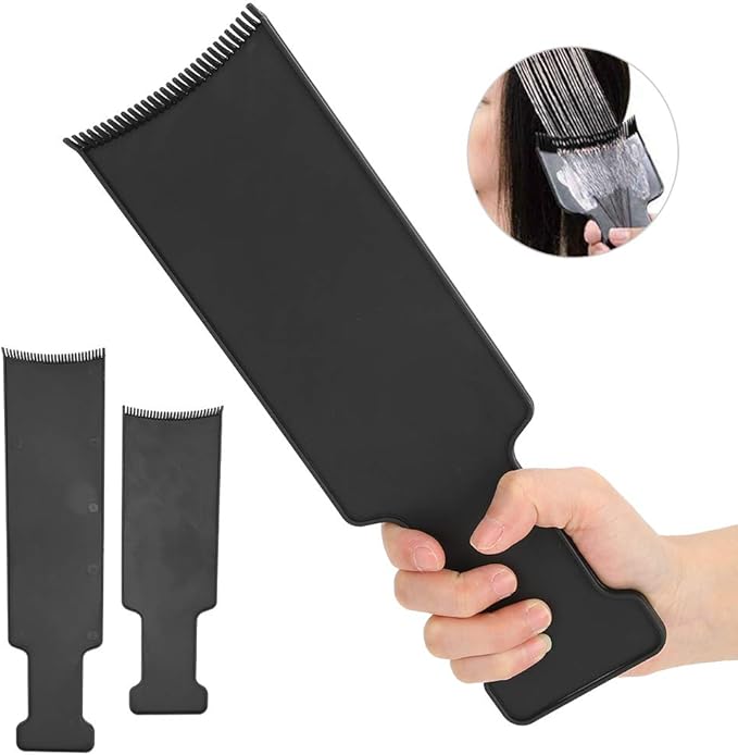 Hair Highlighting Sectioning Board Hair Coloring, Hair Dyeing Tool Set,2 Pieces Hair Coloring Brush Hair Dye Tools Set for DIY Hair Coloring Salon Hair Dyeing
