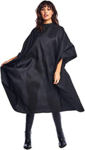 Betty Dain Classique Cutting/Styling Cape, Lightweight Fabric, Water-Resistant, Machine Washable Nylon, Snap Closure