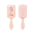 Custom Hair Brushes For Women Personalized Birth Month Flower Name Hair Brush for Curly Hair Detangling Wet Hairbrush Birthday Christmas Gifts For Mother Daughter Grandma