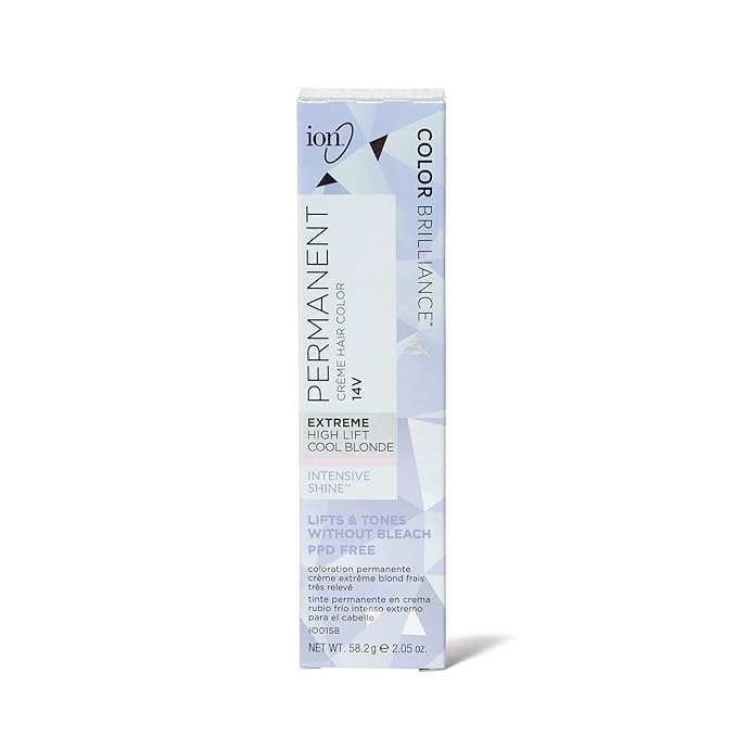 Ion High Lift Cool Blonde Permanent Creme Hair Color