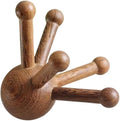 Wooden Trigger Point Massage Tool,Spider Shape 5 Legs Massager,Scalp Massager Scraping Tool for Back,Neck,Shoulder and More
