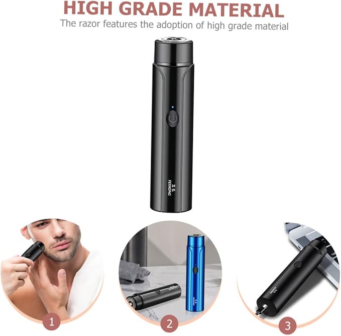 Beard Trimmer for Men Hair Trimmer for Men Shavers for Compact Travel Shaver Wear Resistant Easy to Use Outdoor Activity Personal Care