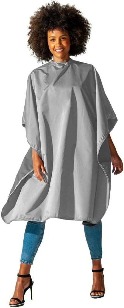 Betty Dain Hands-Free All-Purpose Bleach Proof Cape, 45" W x 58" L, Chemical, Color, Waterproof Polyester, Machine Washable