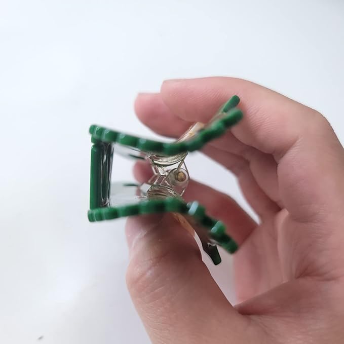 Green Hippocampus Claw Clip,Acetate Hair Clips,Small Claw Clips for Women