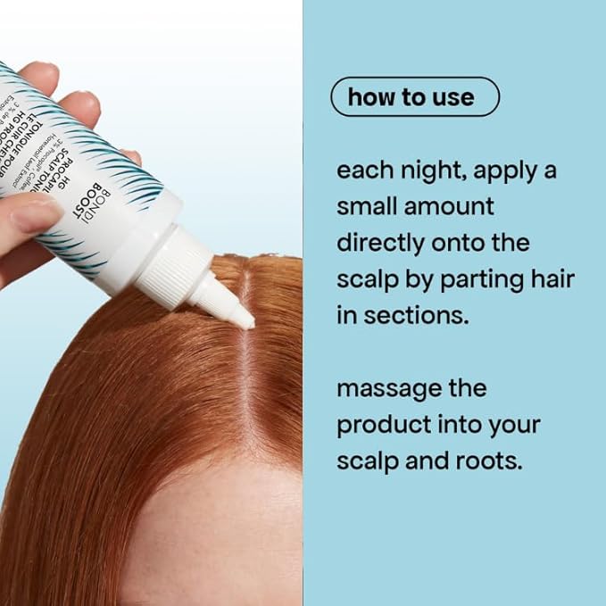 BONDIBOOST Procapil Scalp Treatment [4.23 fl oz], Daily Leave In Treatment for Thinning Hair + Anchor Hair, Scalp Serum for Thicker Hair with Procapil, Rosemary & Biotinoyl Tripeptide-1, Sulfate-Free
