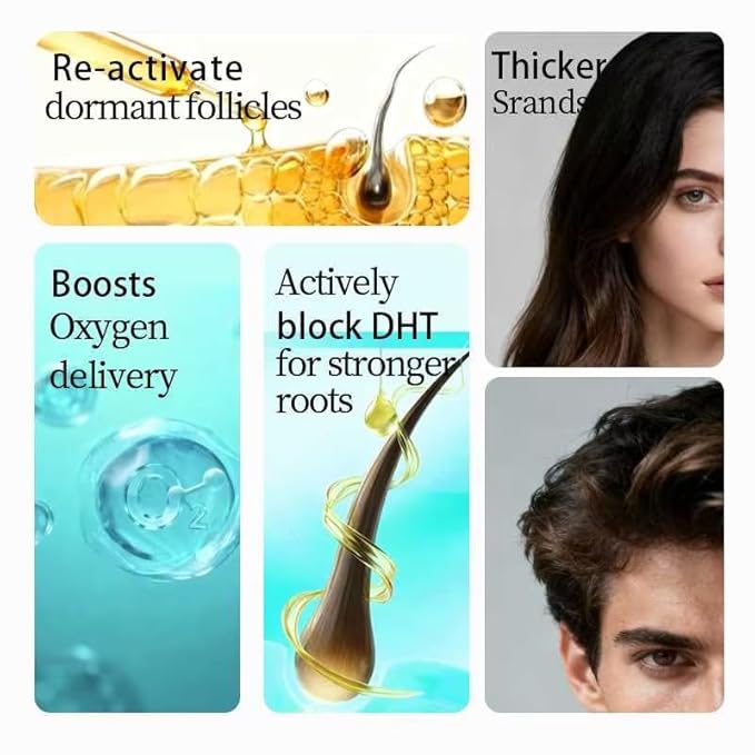 Rosemary Hair Oil, a lightweight rosemary essential oil spray, suitable for all scalps and hair, free of parabens and sulfate surfactants, 15ml. (1, 10.5ml)