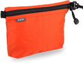 GOX Travel Toiletry Bag Carry On Zipper Pouch Cosmetic Kit Makeup Digital Bag Water Repellent Nylon (Orange)