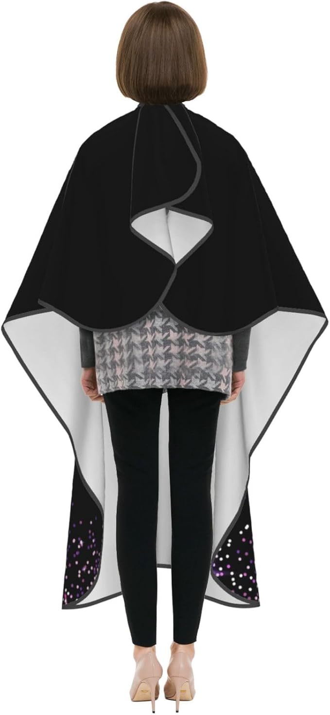 Custom Barber Cape for Men Personalized Professional Hair Cutting Cape with Text for Home Salon Barbershop
