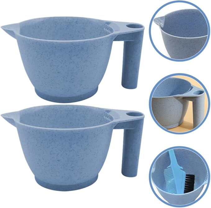 Luxshiny Hair Coloring Tools Accessories Hair Dye Mixing Bowl Set Reusable Washable Salon Grade