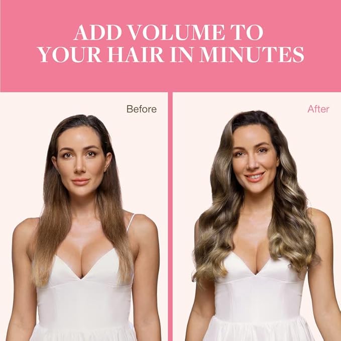 GOO GOO Clip in Hair Extensions Real Human Hair, Remy Human Hair Extensions Clip ins for Women, Natural Human Hair, 22inch 150g 9Pcs, 4/27/4 Balayage Chocolate Brown to Caramel Blonde