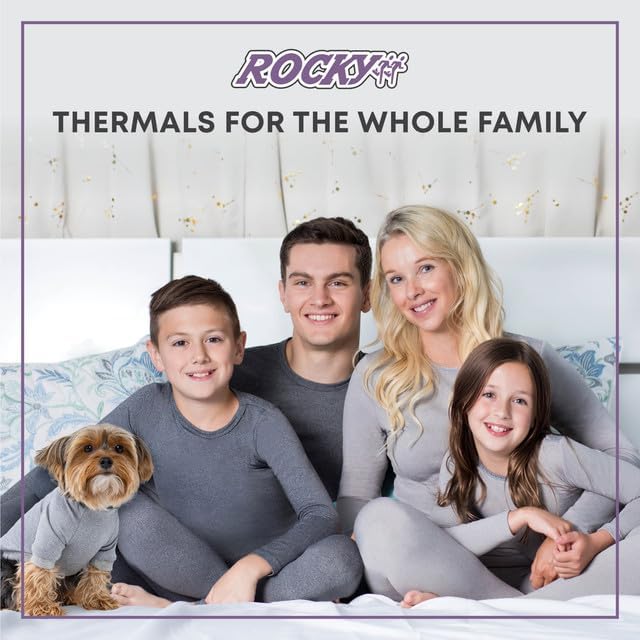 Rocky Thermal Underwear Women Long Johns Womens Thermals Top Bottom Set Fleece Lined Under Wear Clothes Base Layer Thermals