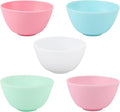5 Pcs Silicone Facial Mask Mixing Bowls Set,Multi colored Reusable Silicone Bowls for Diy Face Mask Mixing Tool for Facial Mask,Hair Dye,Other Skincare Products