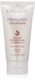 L'ANZA Healing Colorcare Shampoo, Color-Safe Repairing Cleanse for Dry, Damaged or Treated Hair, Anti-Fade Formula Smooths, Moisturizes, Adds Vibrance & Shine, Sulfate Free (1.7 Fl Oz)