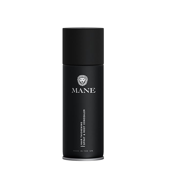 Hair Thickening Fiber Spray by Mane (100ml, Medium Brown)