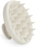 Silicone Scalp Massager, Scalp Scrubber for Hair Growth with Soft Bristles, Scalp Exfoliator Brush Dandruff Removal Shampoo Brush for Wet Dry Scalp Care (Warm Grey)