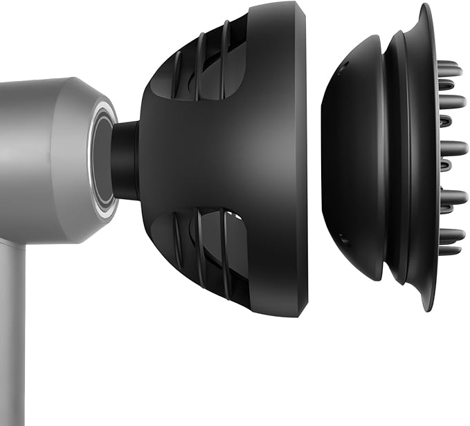 New Wave+Curl Diffuser Nozzle for Dyson Supersonic Hair Dryer HD01 HD02 HD03 HD04 HD08 HD15 HD16 Accessories, Attachemnt Parts No 973924-01, One Tool Two Mode for Wavy Curly or Coily Hair