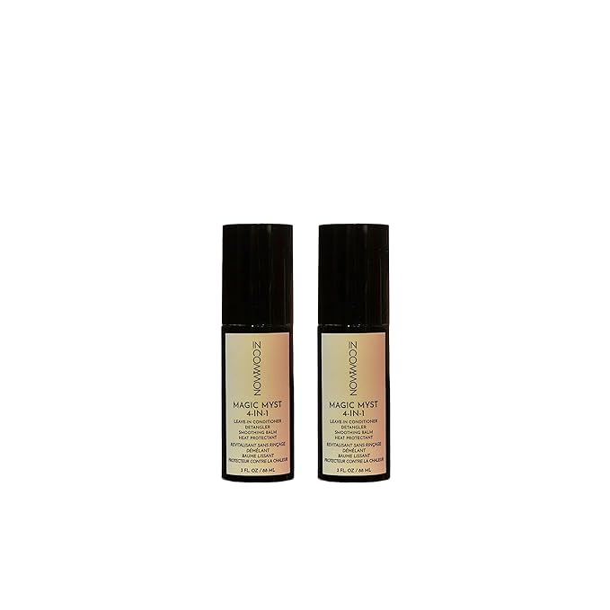 IN COMMON Magic Myst Universal Hair Elixir Travel Size | 4-In-1 Leave-In Conditioner - Detangler - Heat Protectant | 3 oz (Pack of 2)