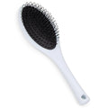 The Hair Shop Light Blue Loop Brush - Salon Professional Grade with Ergonomic Design - Safe Detangler Tool for 100% Remy Human and Synthetic Hair Extensions and Wigs (Light Blue)