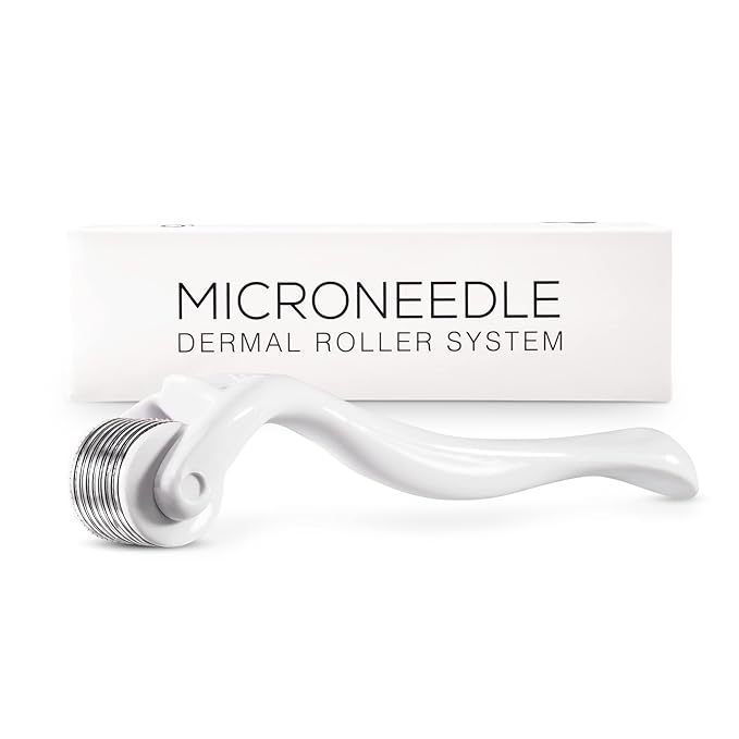Shapiro MD Microneedle Dermal Roller, Exfoliate and Invigorate Scalp, 0.25 mm Needles, Painless Design