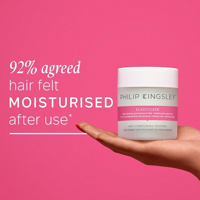 PHILIP KINGSLEY - Elasticizer | Deep Conditioner | Repair Hair Mask Treatment for All Hair Types | Pre-Shampoo Deep Conditioning Mask | Hydrates, Adds Shine and Reduces Breakage and Frizz | 33.8oz