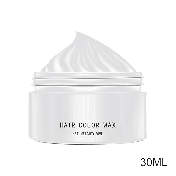 Hair Color Wax - 30ml Temporary Washable Hair Dye, Style and Color Easily for Women Men Teens and Kids, Styling Cream for Parties Cosplay Halloween, Vibrant Fun Colors Easy to Apply Wash