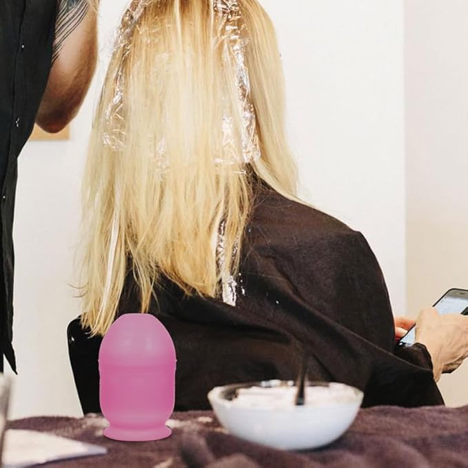 minkissy Hair Color Mixing Cup with Scale 3Pcs Hair Dye Shaker Bowls for Salon and Diy Coloring Easy Measurement and Cleaning