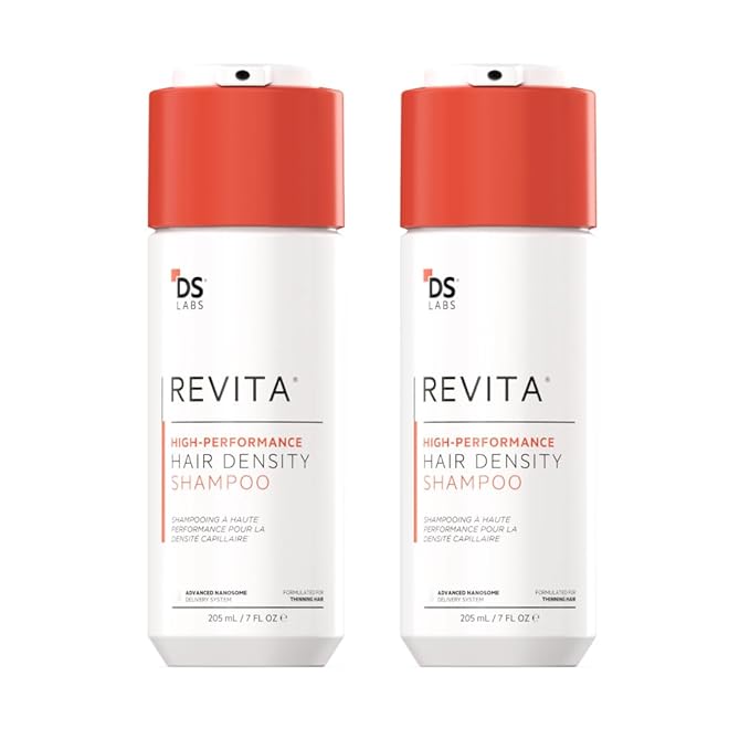 DS Labs Revita Shampoo, 205 mL – Scalp Refreshing Cleanse for Fuller Looking, Volumizing, Lightweight Hydration, Sulfate & Silicone Free, Color Safe, For Men & Women, 2 Pack
