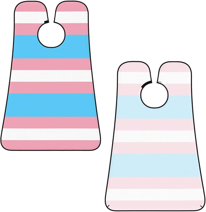 Beard Trimming Hair Catcher, LGBT Pride Flag Transgender Shave Bib, Non-Stick Bib Apron Waterproof, Shaving Tool for Men for Husband Father’s Day