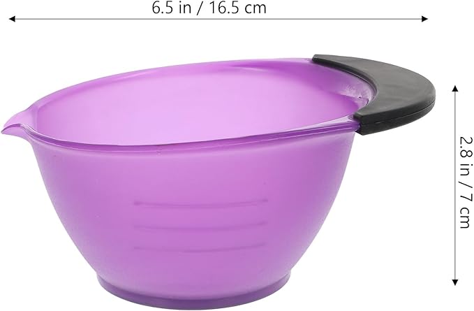 Hair Dye Mixing Bowls Hair Color Bowls Handle Wide and Deep Design